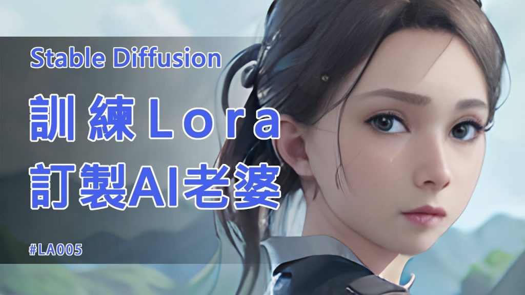 Stable Diffusion 教學：訓練Lora訂製AI老婆