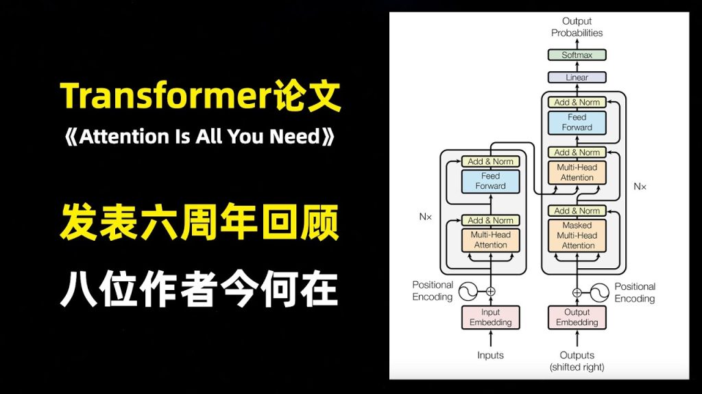 Transformer论文《Attention Is All You Need》发表六周年回顾 | 八名作者如今都在干什么 | 多人创立独角兽公司